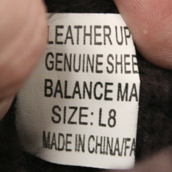 Sz 8 NWT Biotime Suede Chocolate Brown Winter Pull On Sheep Shearling Boots - Picture 8 of 10